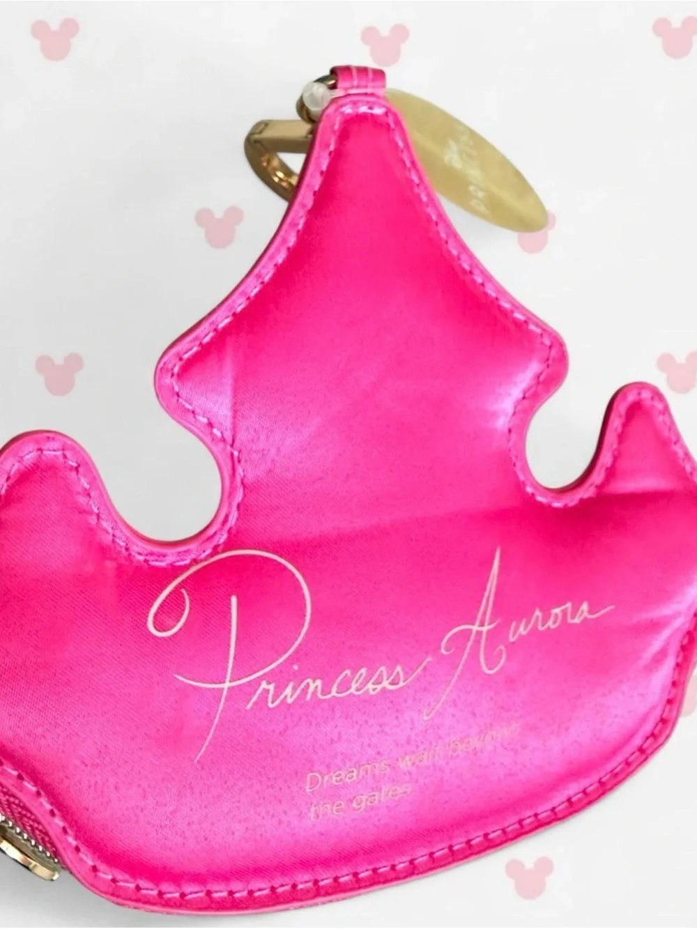 Disney Princess Aurora crown coin pouch